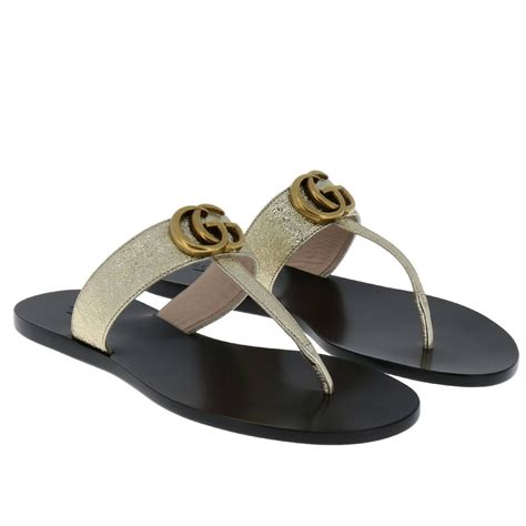 womens gucci flat sandals|gucci transparent sandals.